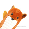 Brinquedo fofo para cachorro molar resistente à forma de esquilo